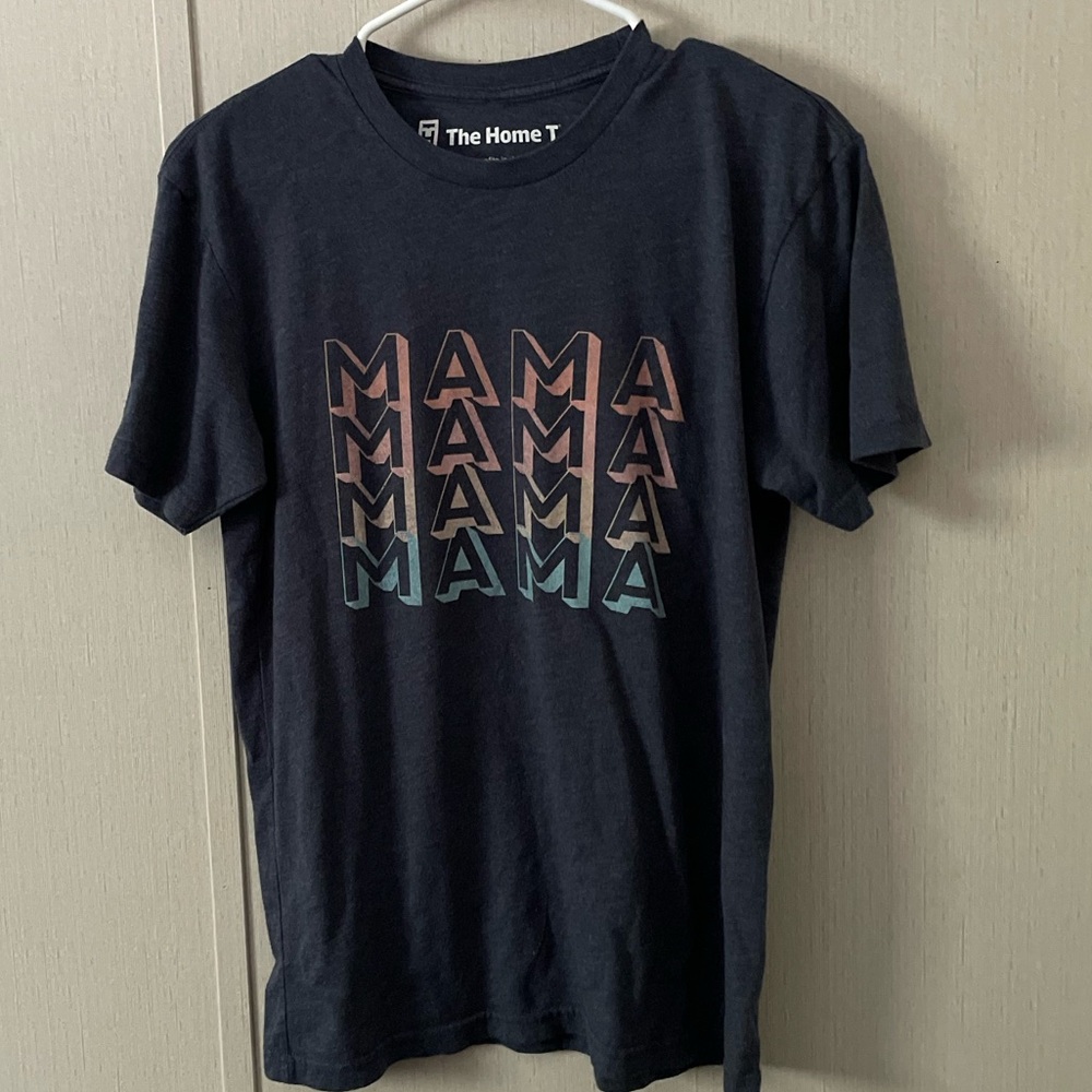 The Home T Black 'MAMA' Graphic Tee